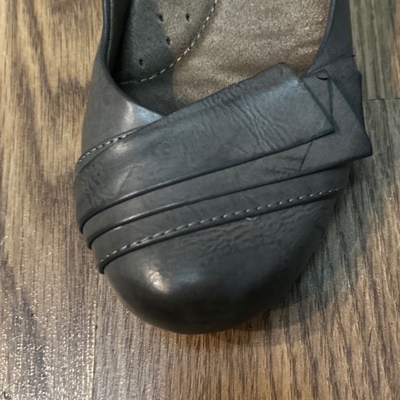 Elena Gilbert Core Natural Soul by Naturalizer Elle Dark Grey Wedge Pumps Y2K - Picture 4 of 5